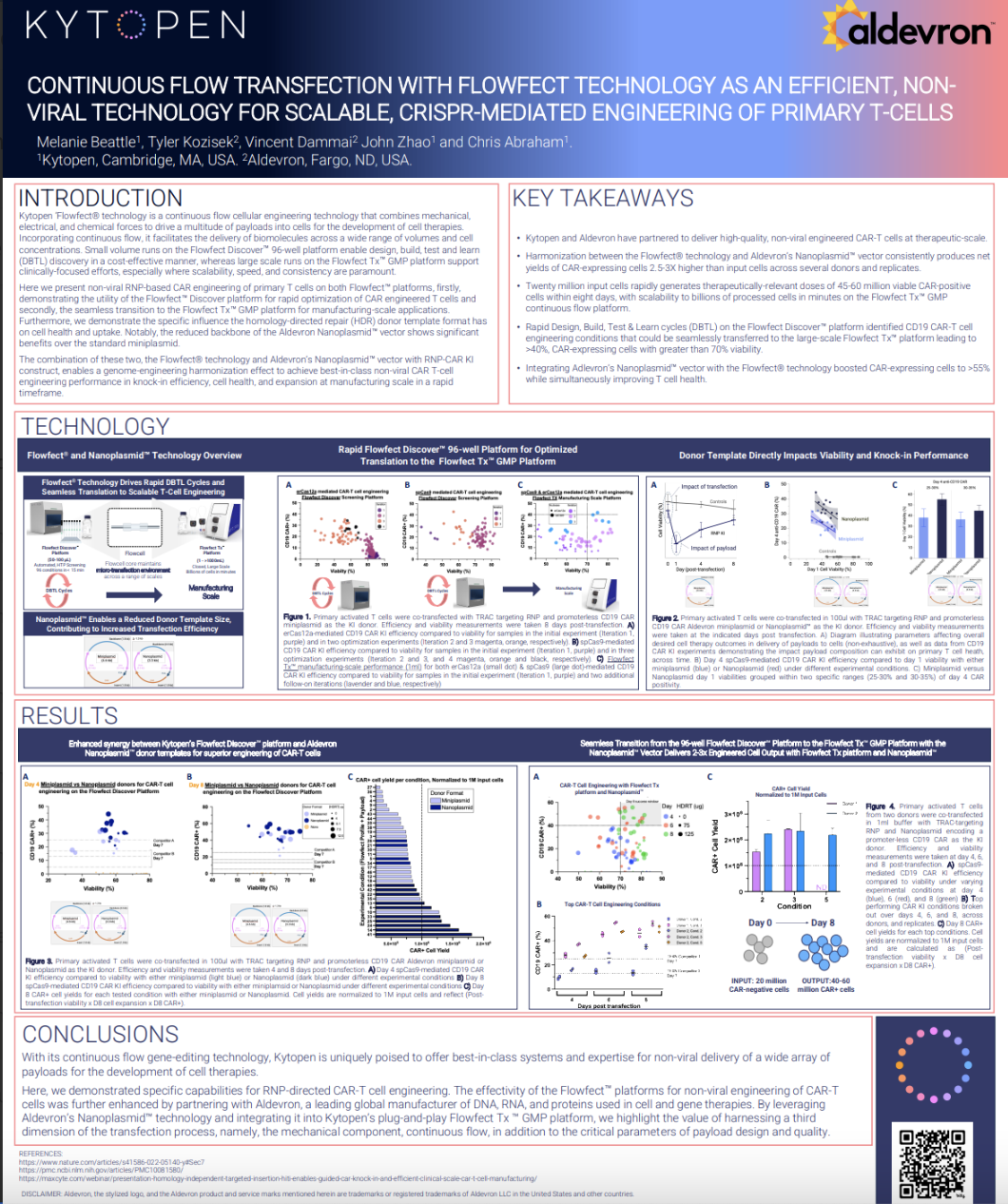 Continuous Flow Transfection With Flowfect Technology As An Efficient, Non-Viral Technology For Scalable, Crispr-Mediated Engineering Of Primary T-Cells Continuous Flow Transfection With Flowfect Technology As An Efficient, Non-Viral Technology For Scalable, Crispr-Mediated Engineering Of Primary T-Cells